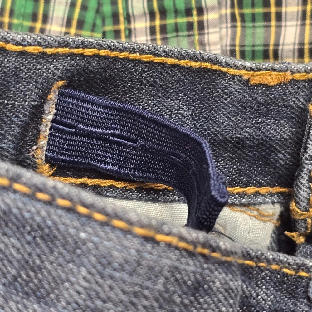 Boys OshKosh Plaid Shirt and Levis 514 Straight Jeans Set Green Blue Size 4T‎